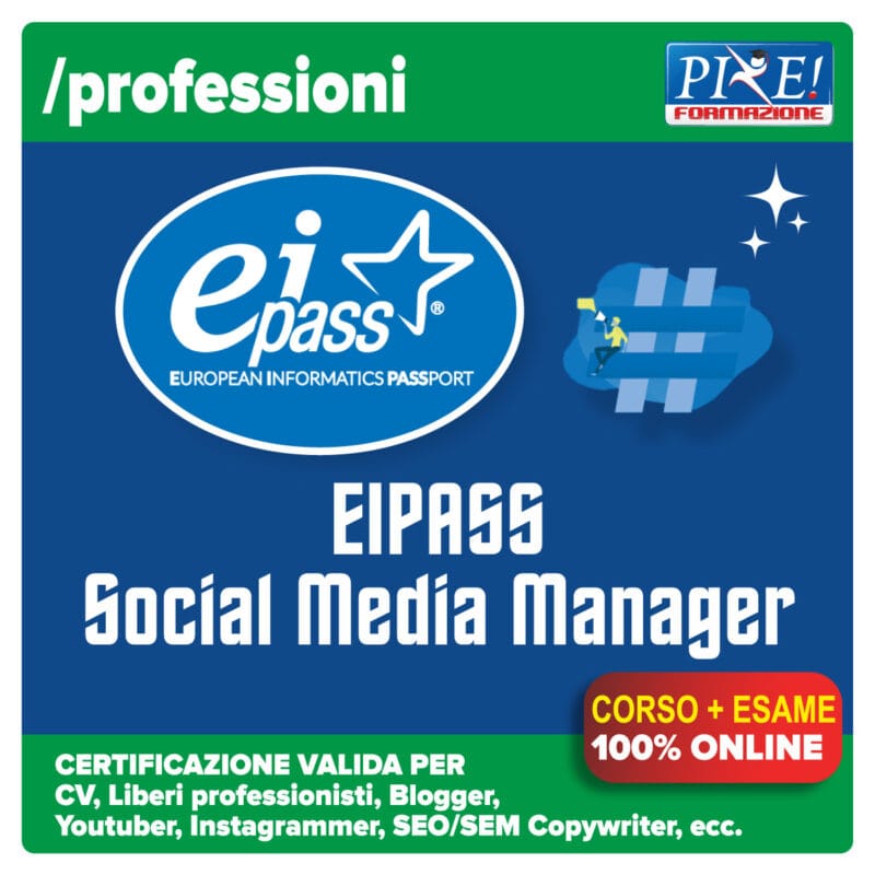 Eipass Social Media Manager - certificazione informatica