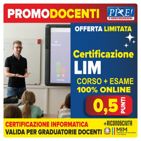LIM certificazione docenti riconosciuta MIM