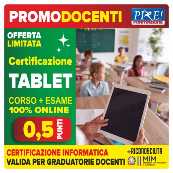 TABLET AIMC certificazione docenti