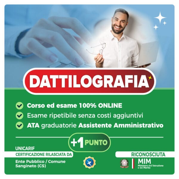 Corso Dattilografia UNICARIF