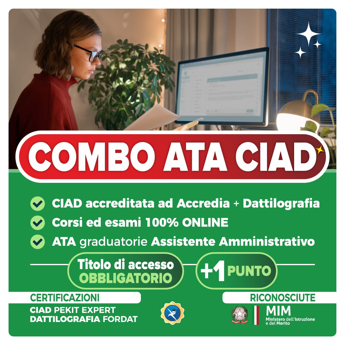 Combo ATA CIAD con PEKIT Expert e Dattilografia FORDAT