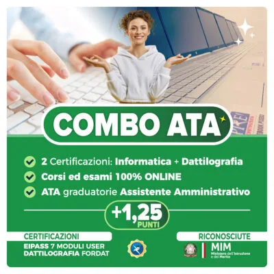 COMBO ATA EIPASS 7 Moduli User e Dattilografia FORDAT
