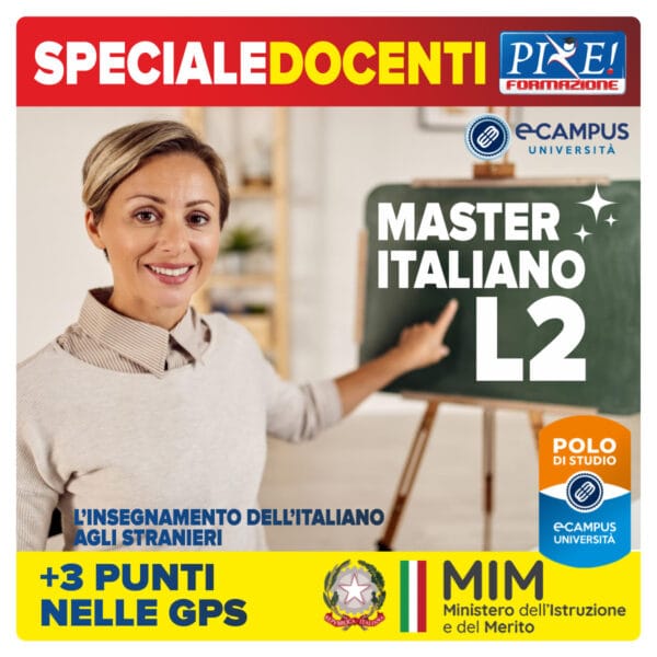 Master Italiano L2 eCampus (3 punti GPS)